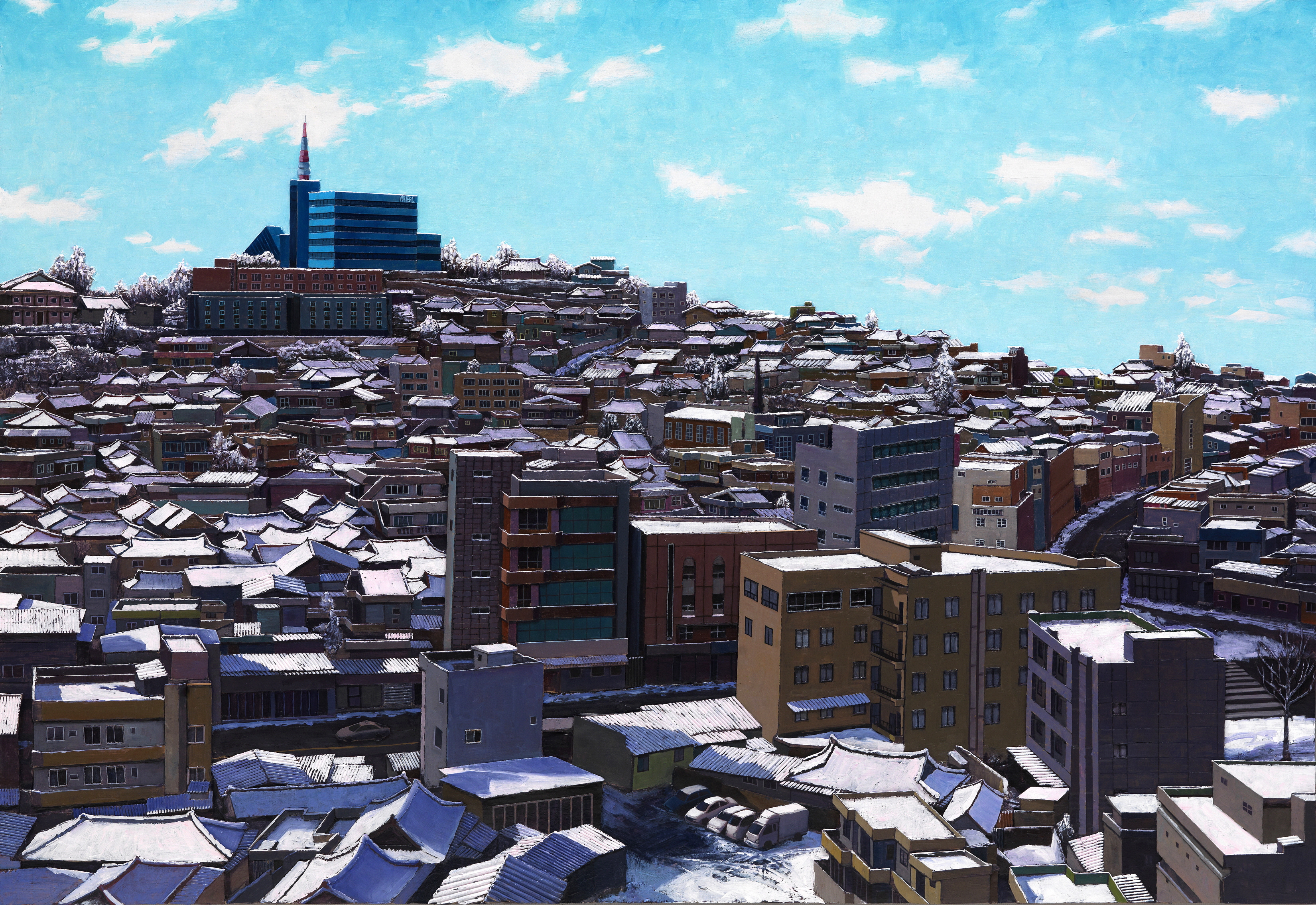 Snow Covered Wolsan-dong