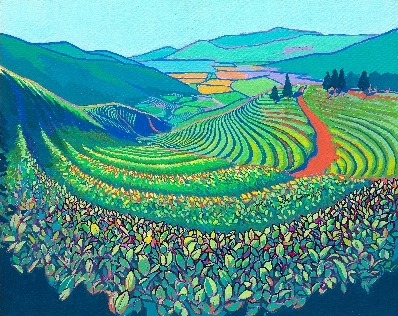 Green painting