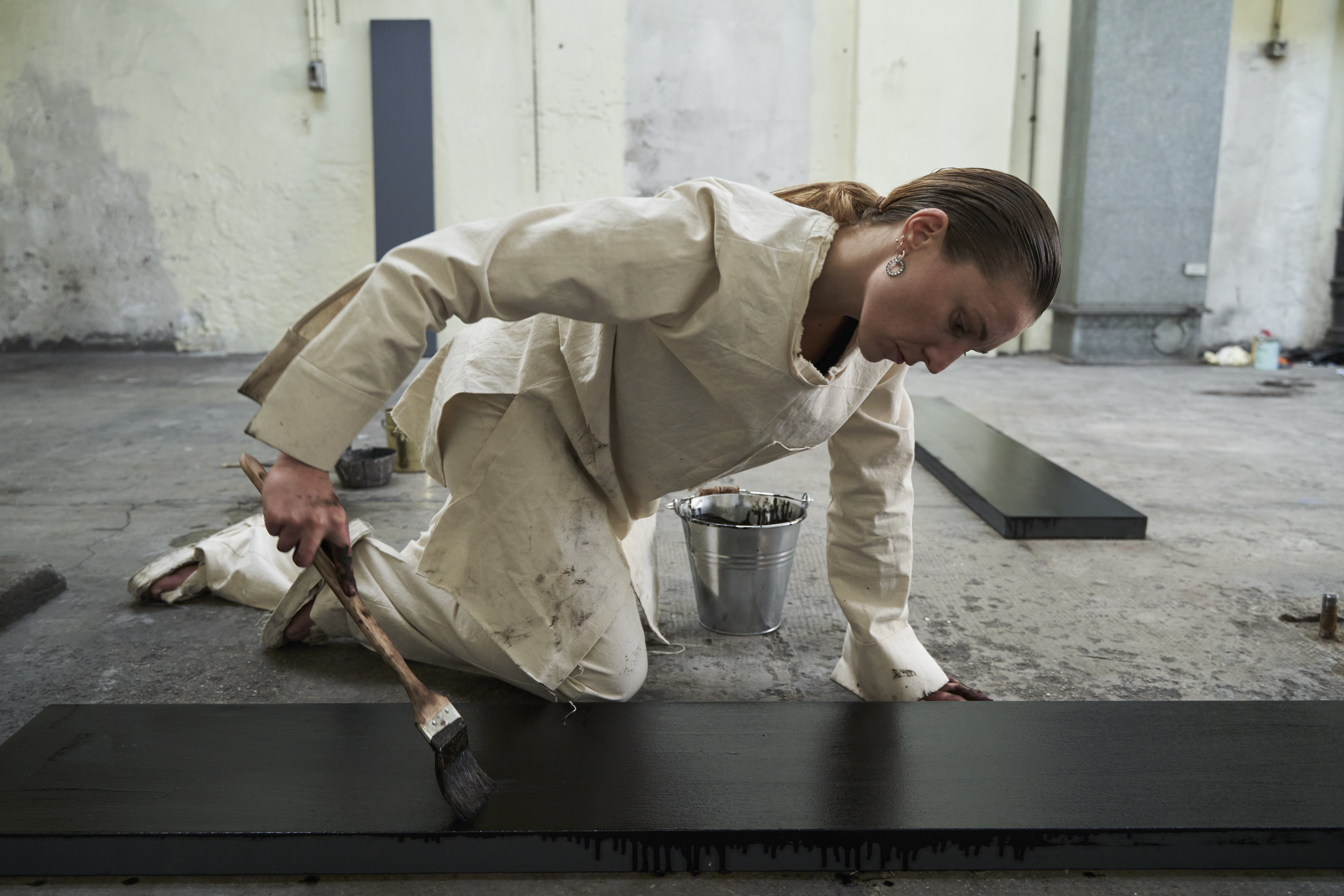 Weekend on Isle of Portland, Installation, Cement and iron, 2023