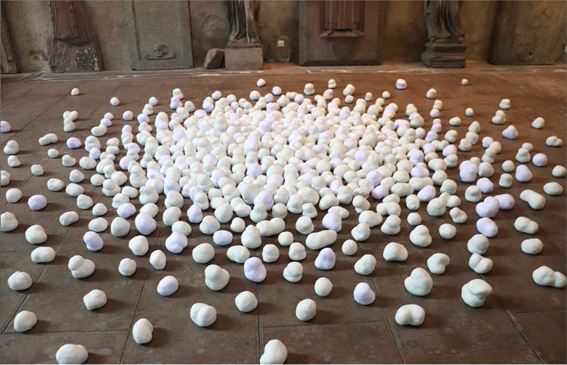 Weekend on Isle of Portland, Installation, Cement and iron, 2023