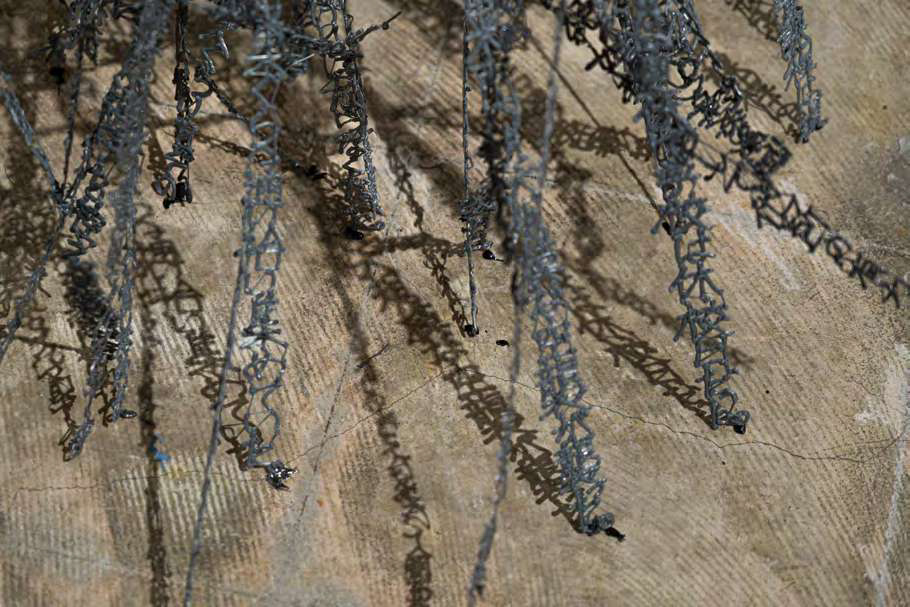 Weekend on Isle of Portland, Installation, Cement and iron, 2023