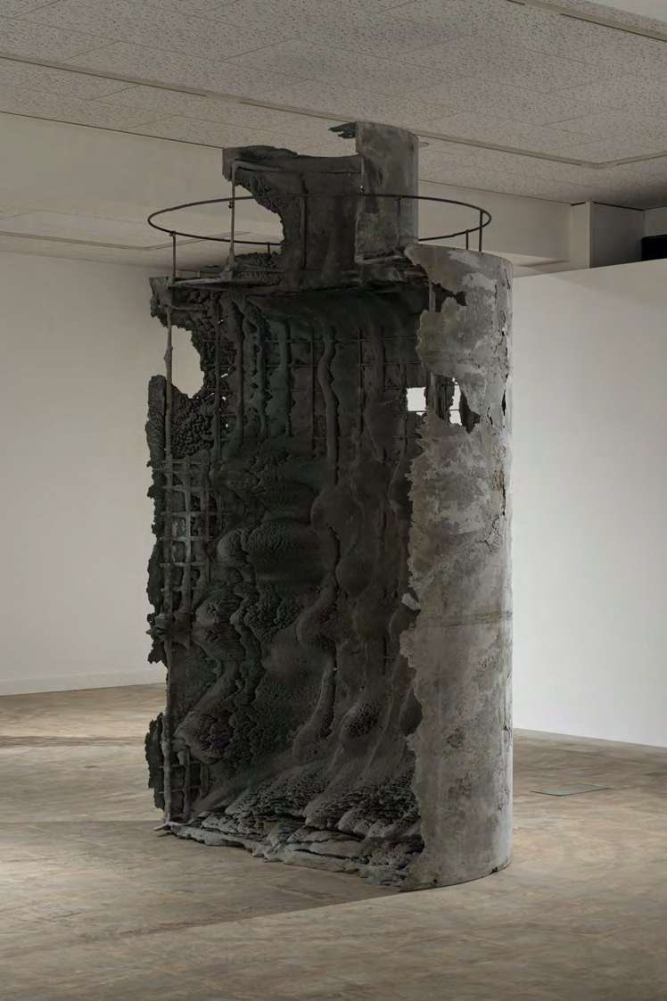 Weekend on Isle of Portland, Installation, Cement and iron, 2023