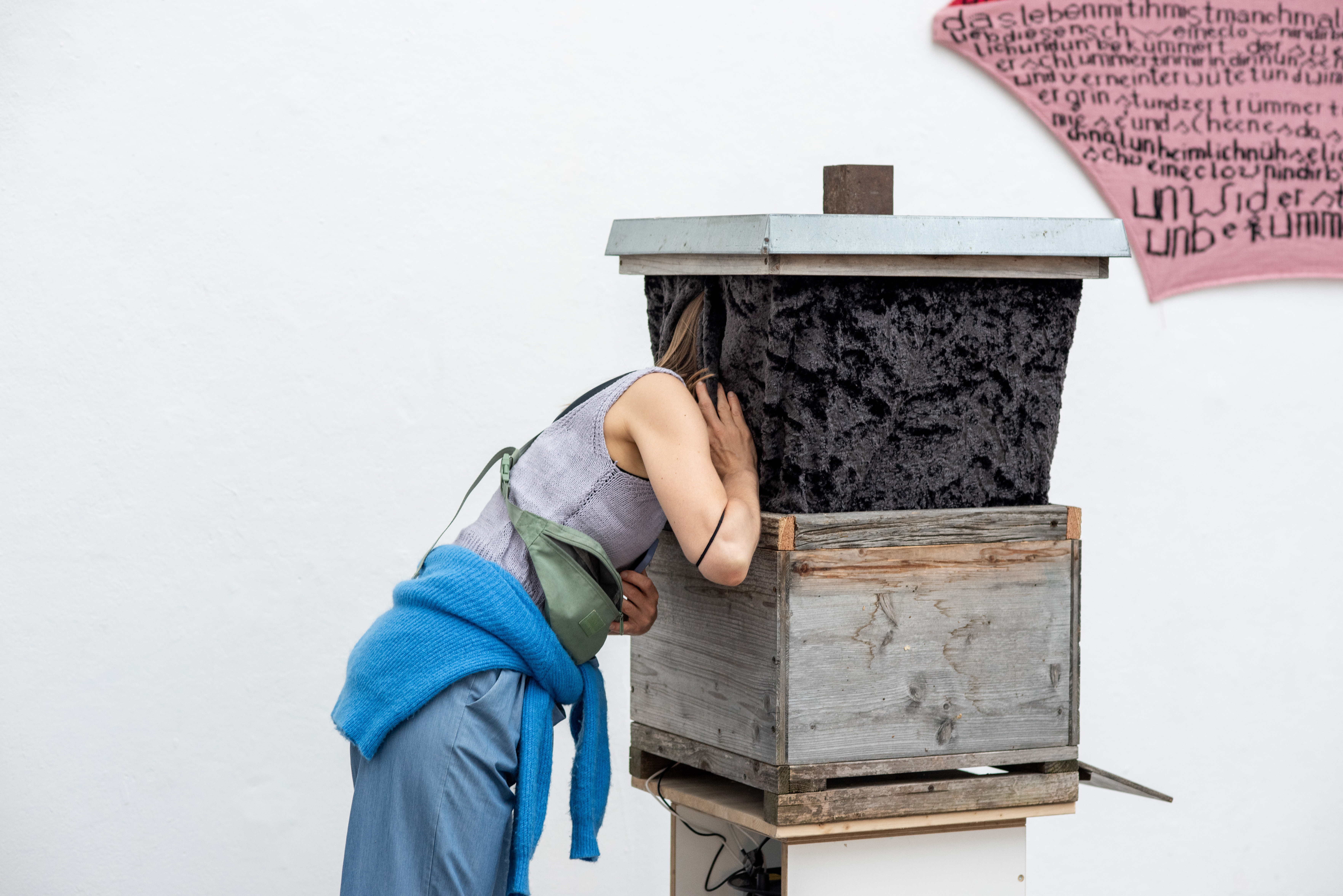 Weekend on Isle of Portland, Installation, Cement and iron, 2023