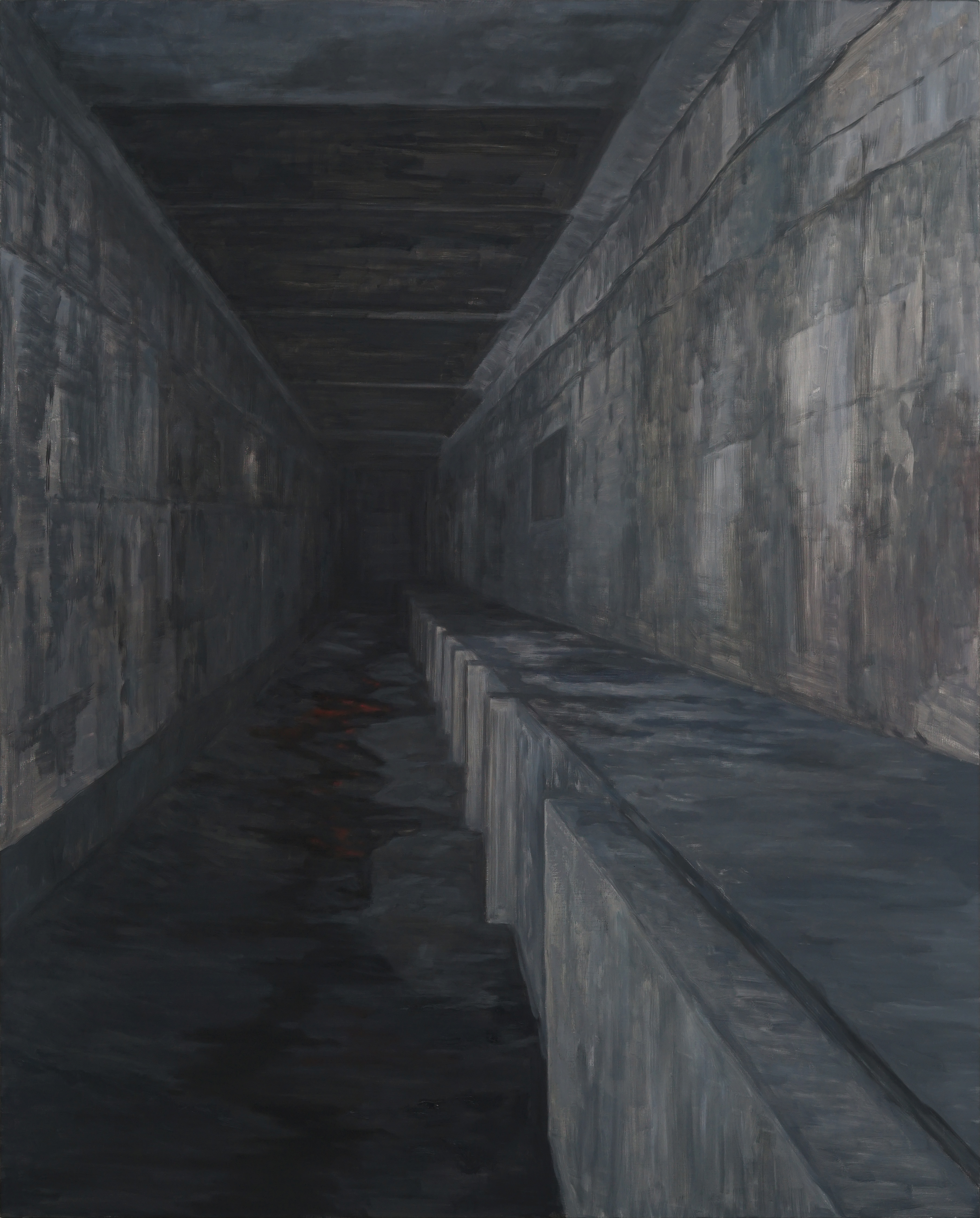 Weekend on Isle of Portland, Installation, Cement and iron, 2023