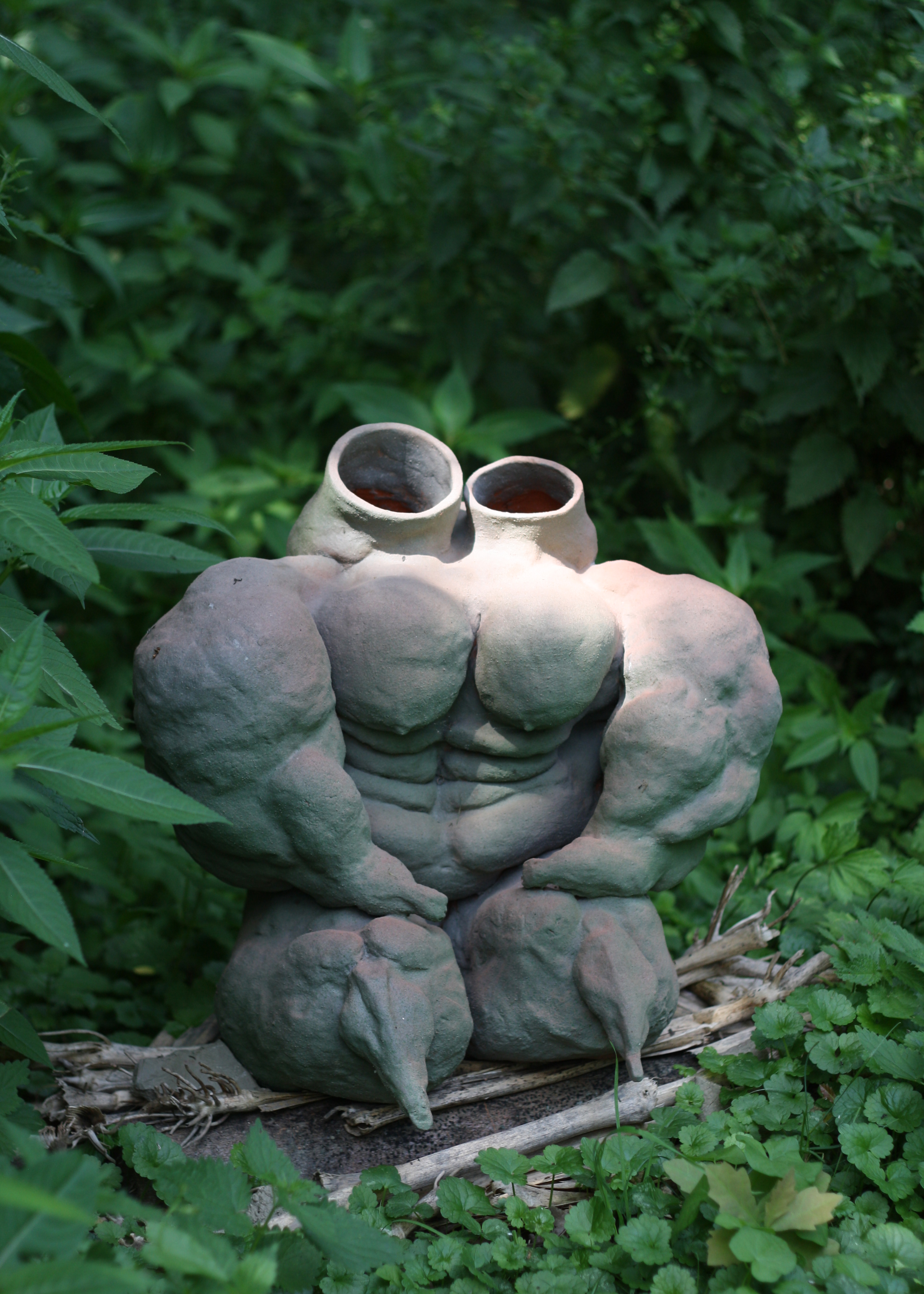 Weekend on Isle of Portland, Installation, Cement and iron, 2023