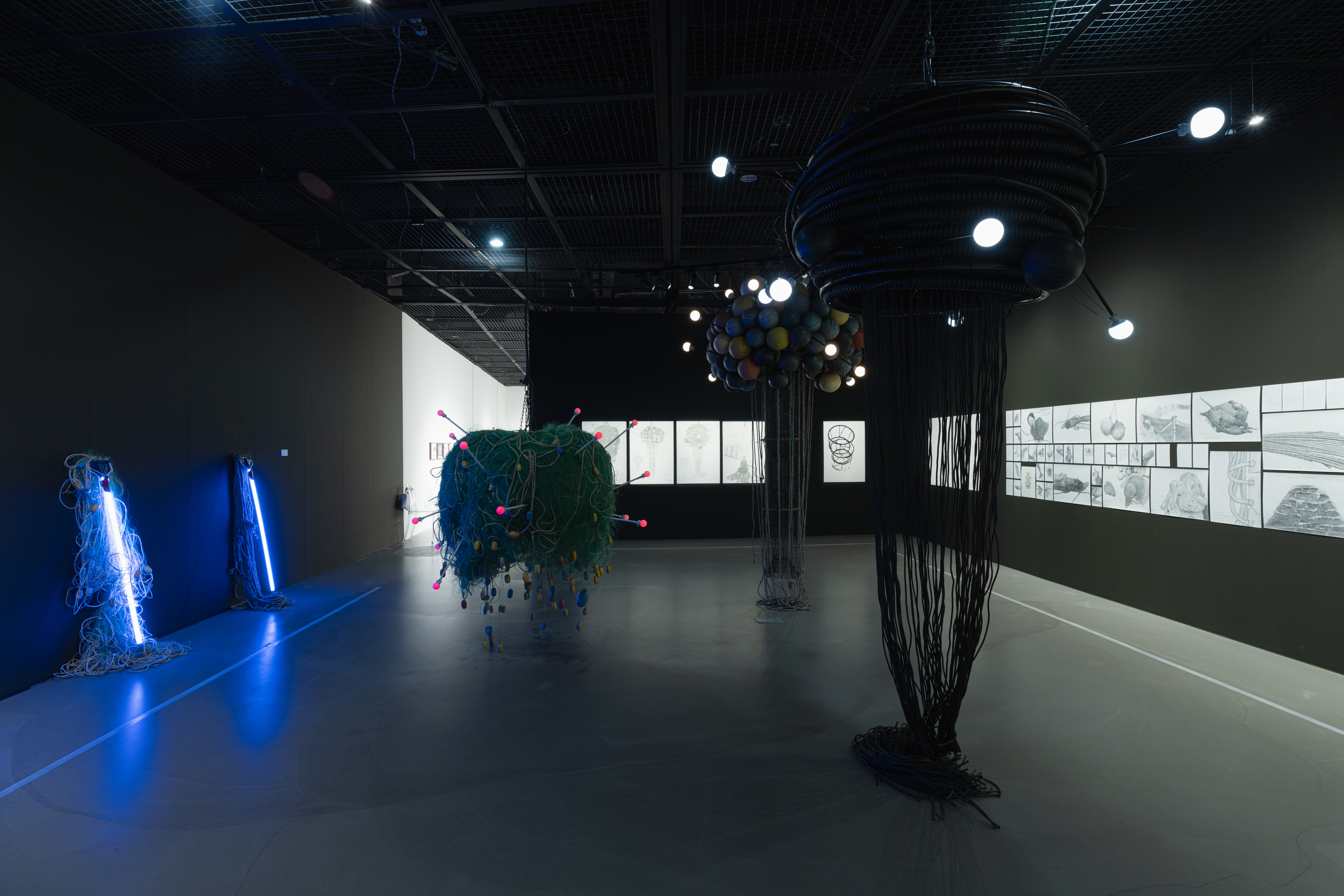 Weekend on Isle of Portland, Installation, Cement and iron, 2023