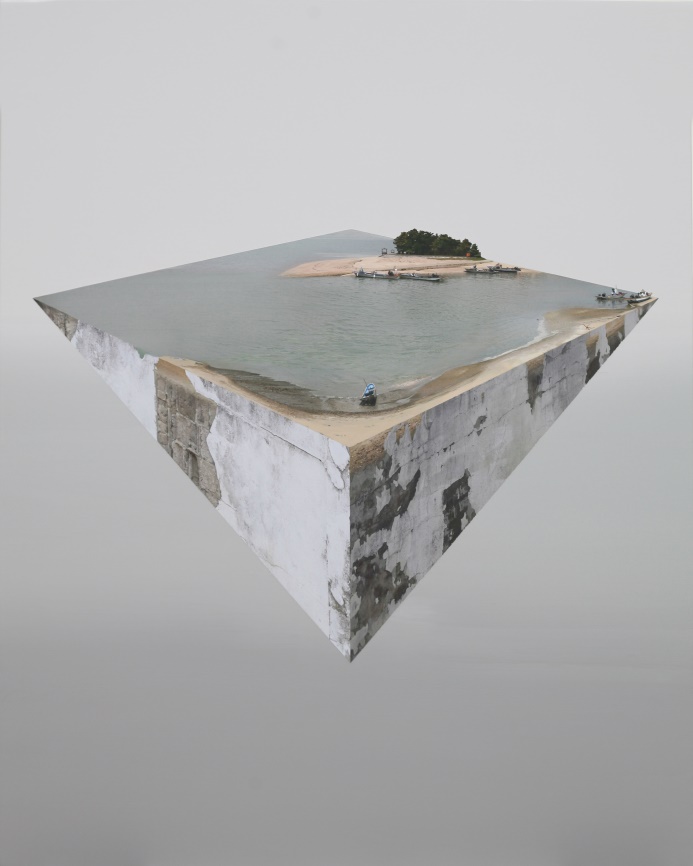Weekend on Isle of Portland, Installation, Cement and iron, 2023