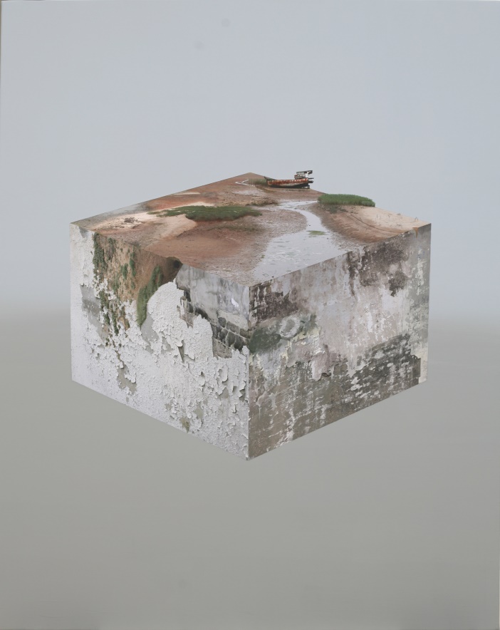 Weekend on Isle of Portland, Installation, Cement and iron, 2023