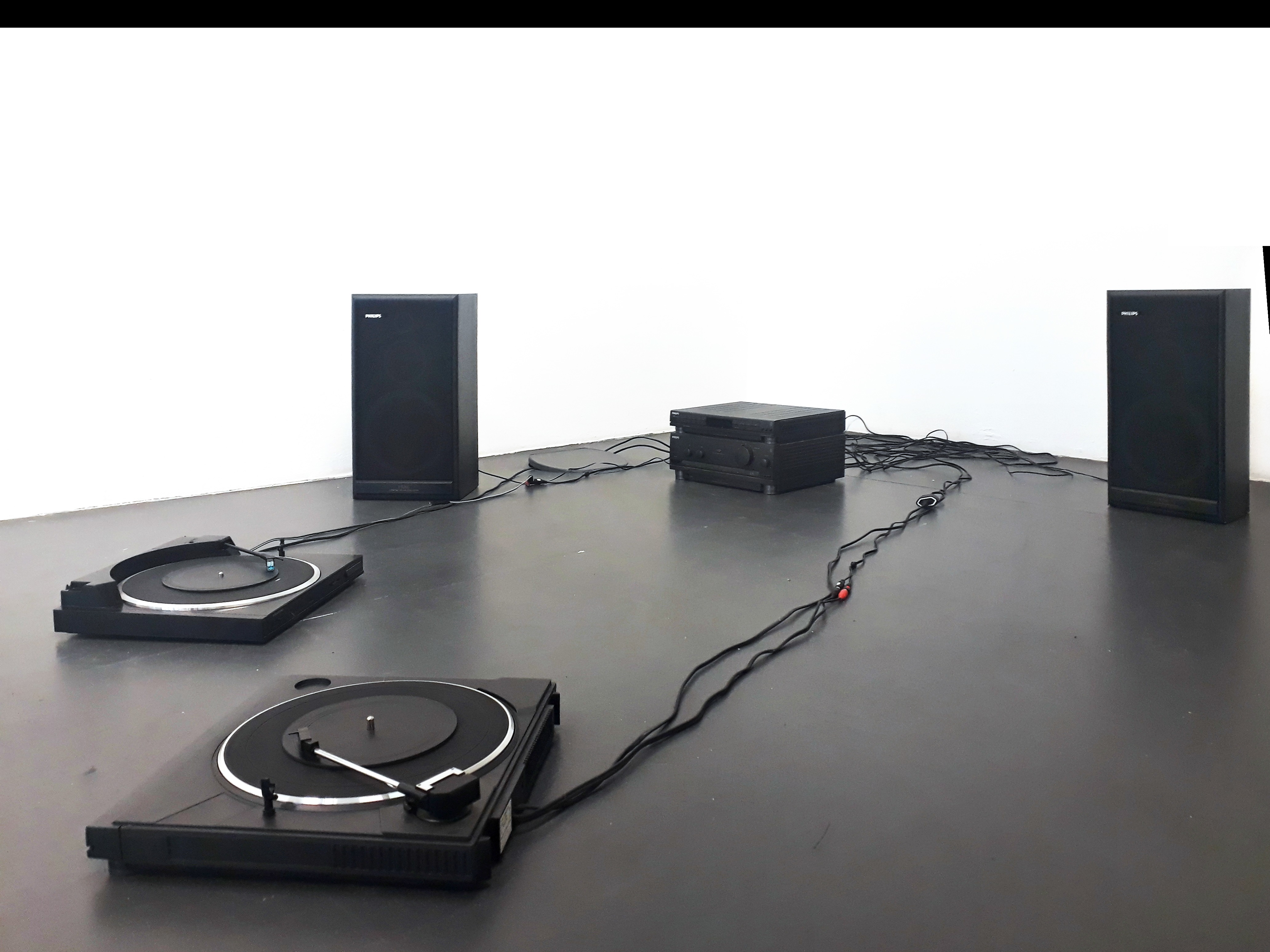 Weekend on Isle of Portland, Installation, Cement and iron, 2023