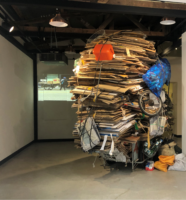 Weekend on Isle of Portland, Installation, Cement and iron, 2023