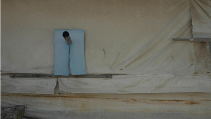 Weekend on Isle of Portland, Installation, Cement and iron, 2023