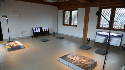 Weekend on Isle of Portland, Installation, Cement and iron, 2023