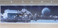 Weekend on Isle of Portland, Installation, Cement and iron, 2023