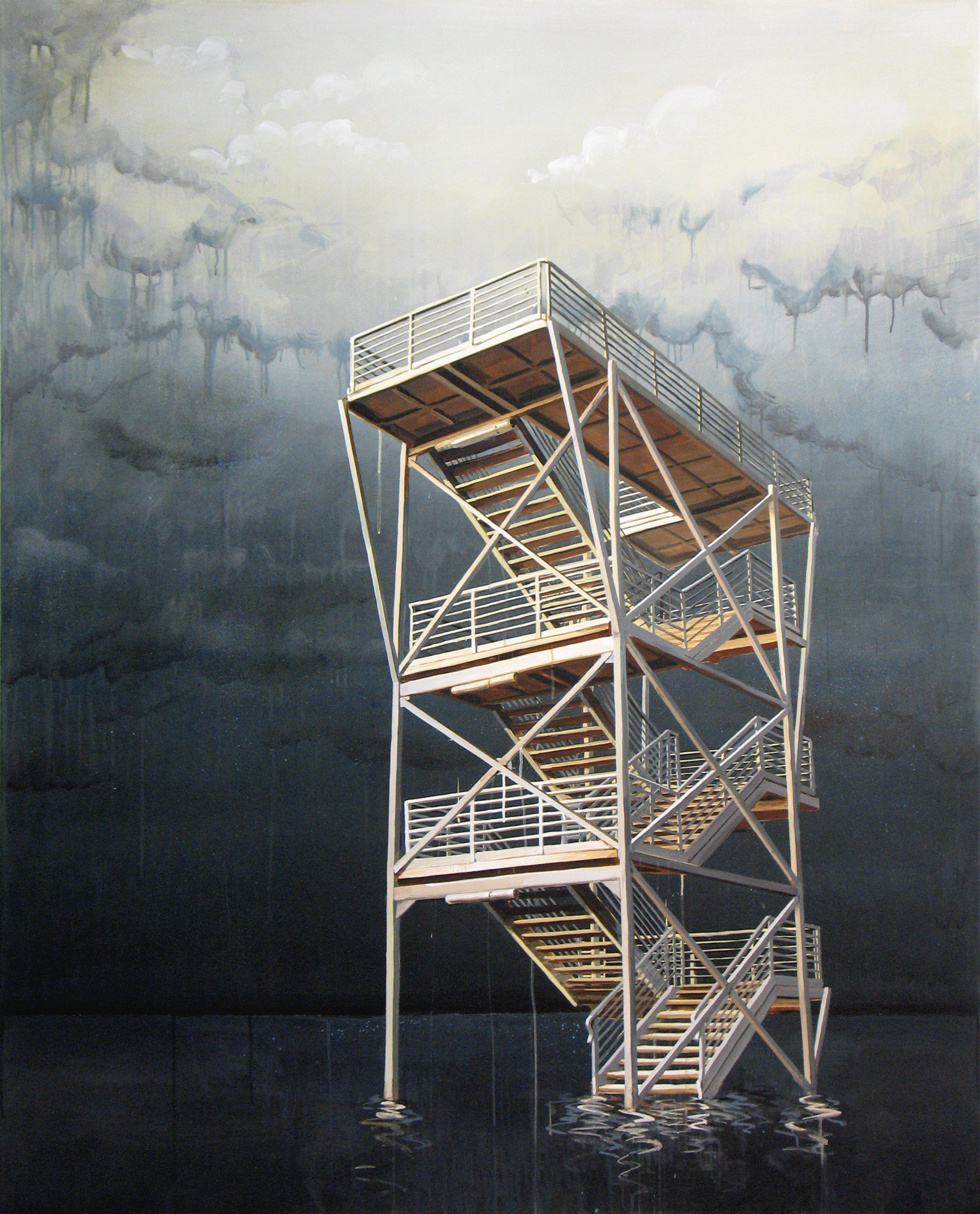 Weekend on Isle of Portland, Installation, Cement and iron, 2023
