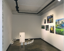 Weekend on Isle of Portland, Installation, Cement and iron, 2023