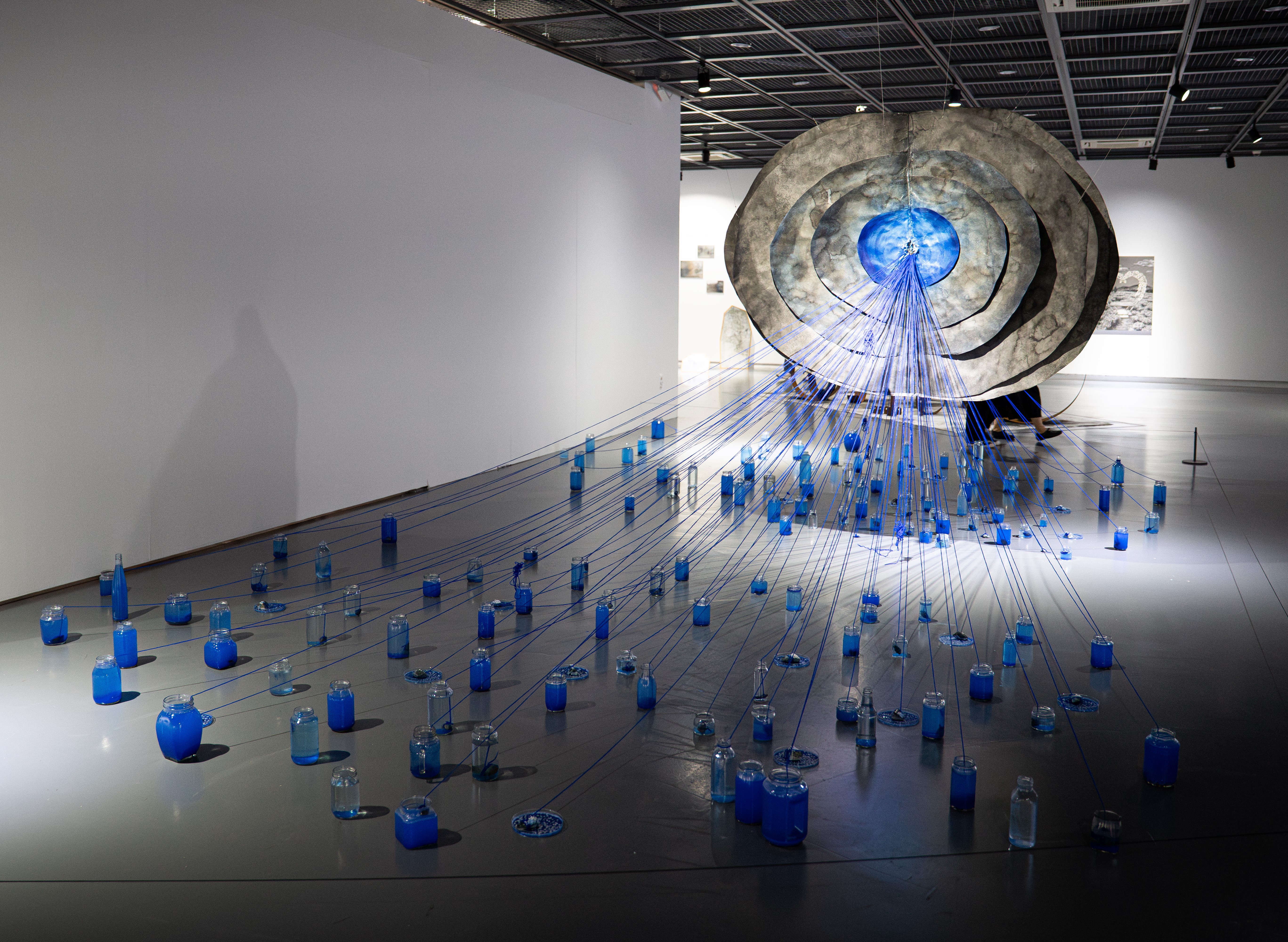 Weekend on Isle of Portland, Installation, Cement and iron, 2023