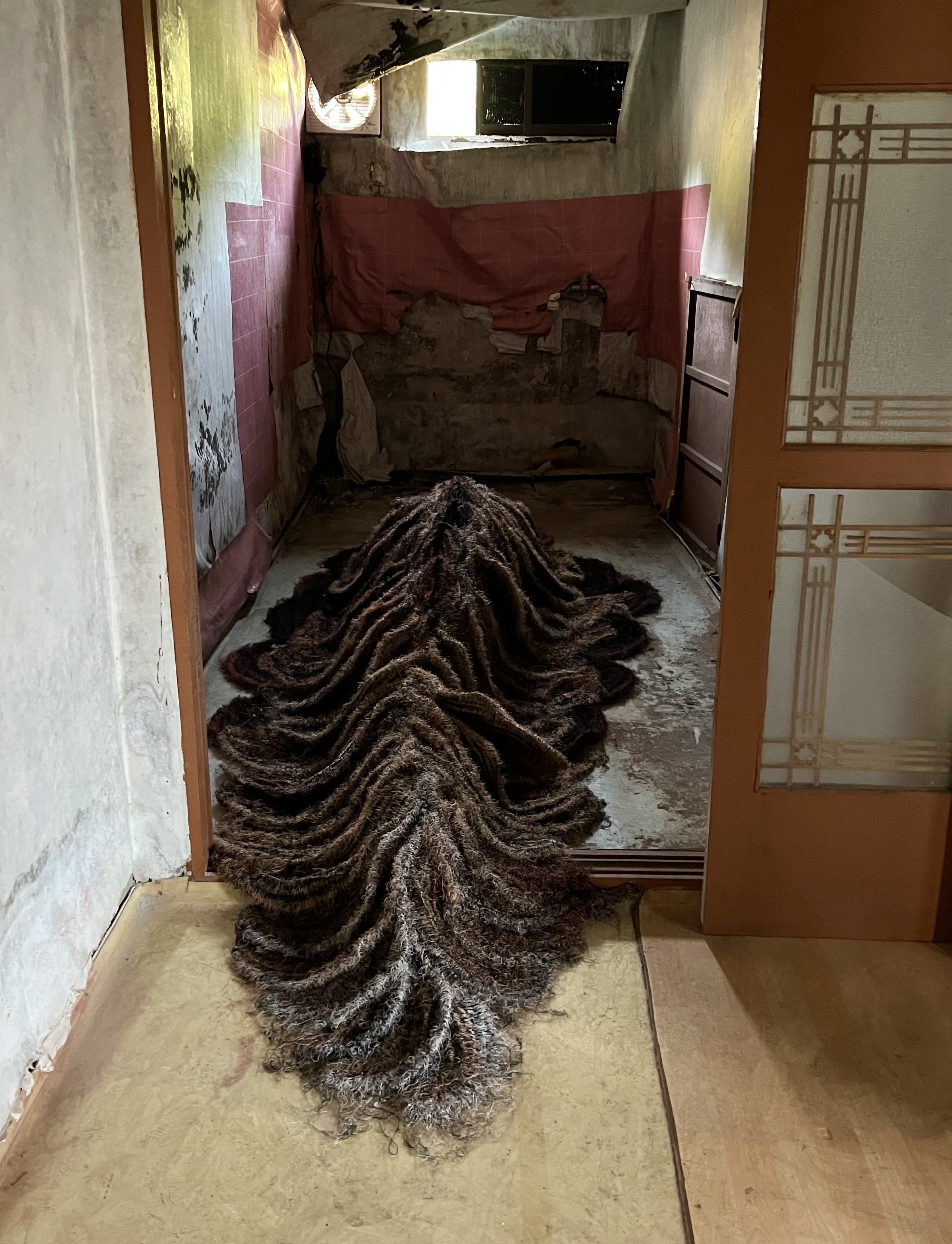 Weekend on Isle of Portland, Installation, Cement and iron, 2023