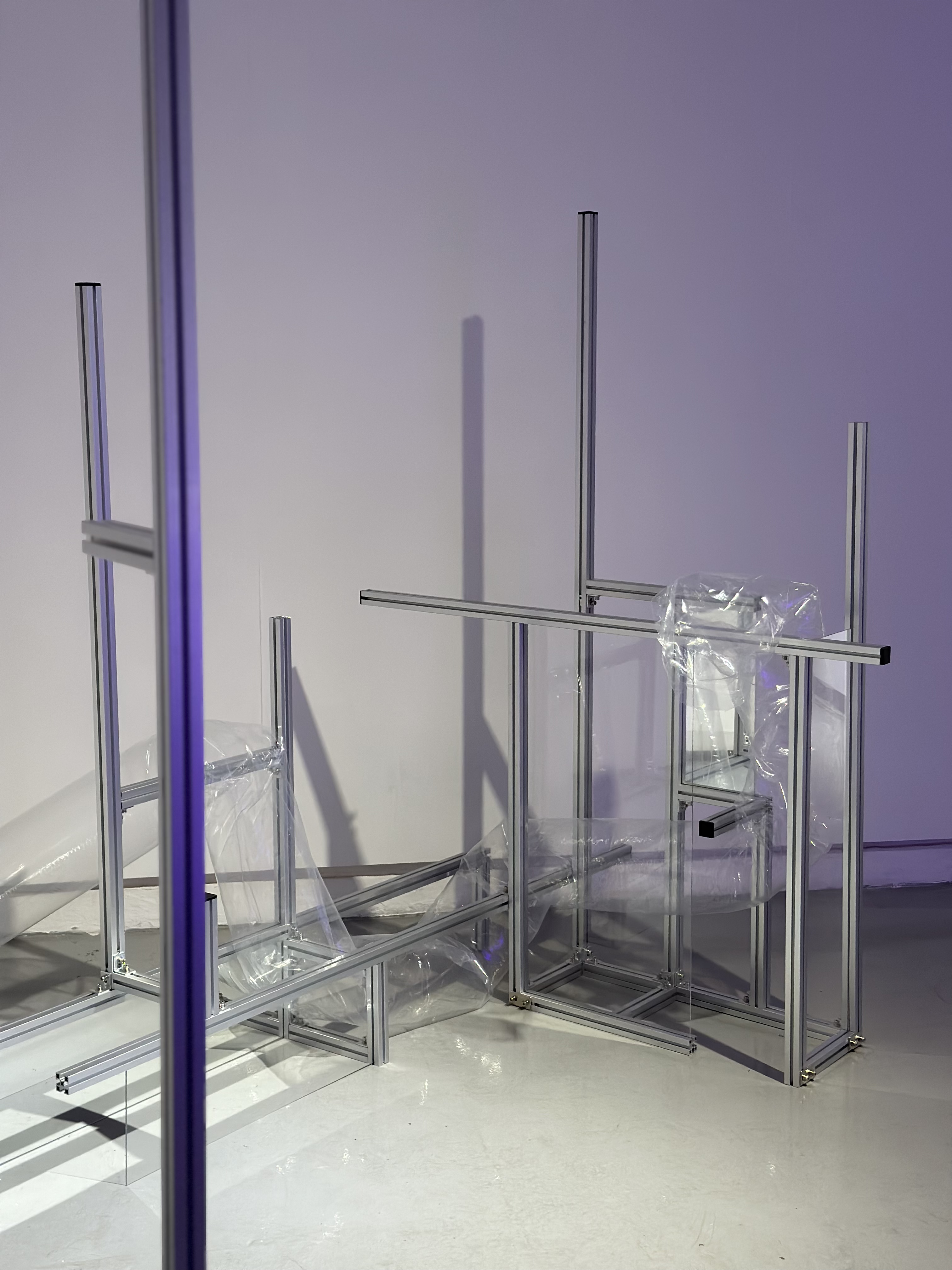 Weekend on Isle of Portland, Installation, Cement and iron, 2023