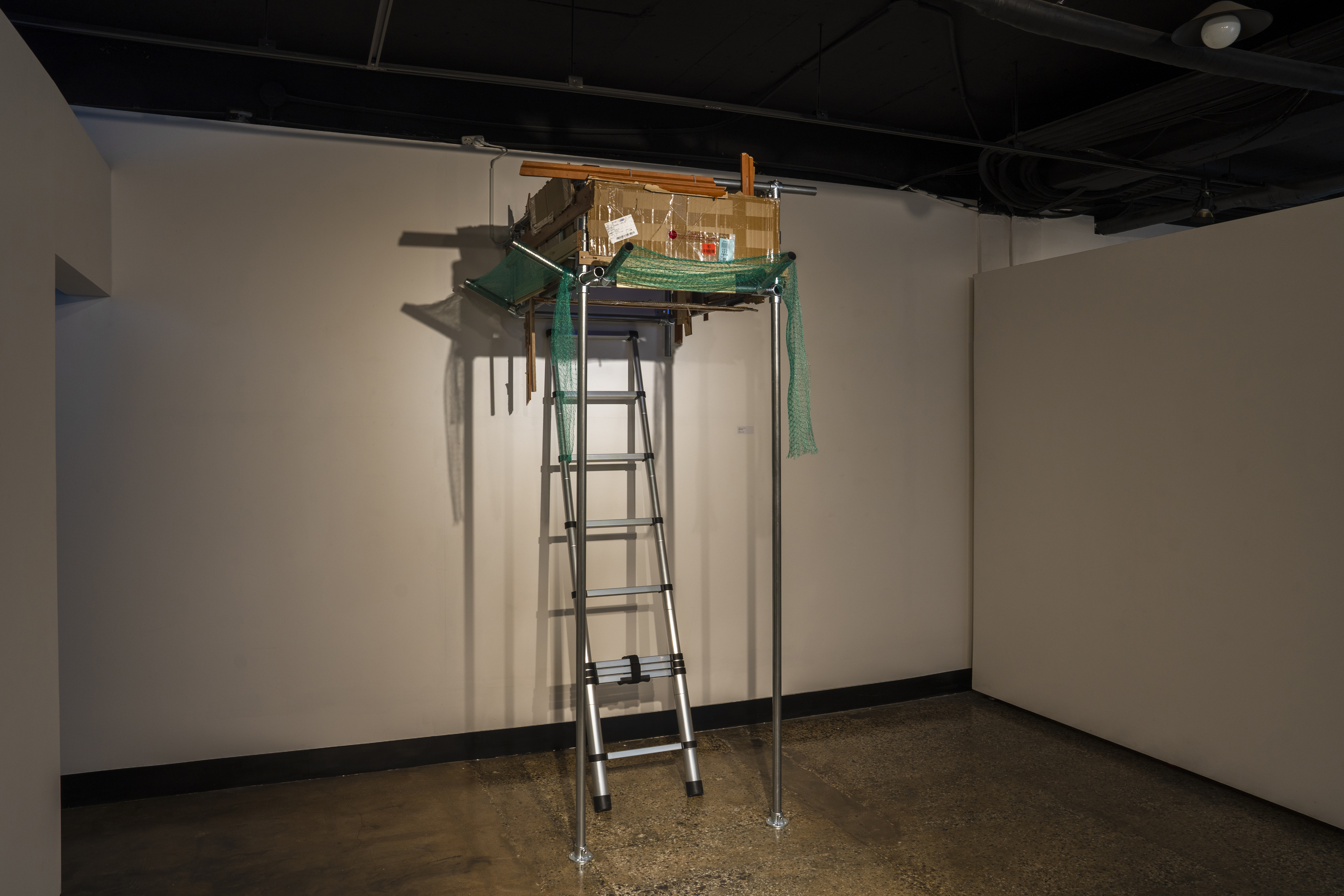Weekend on Isle of Portland, Installation, Cement and iron, 2023