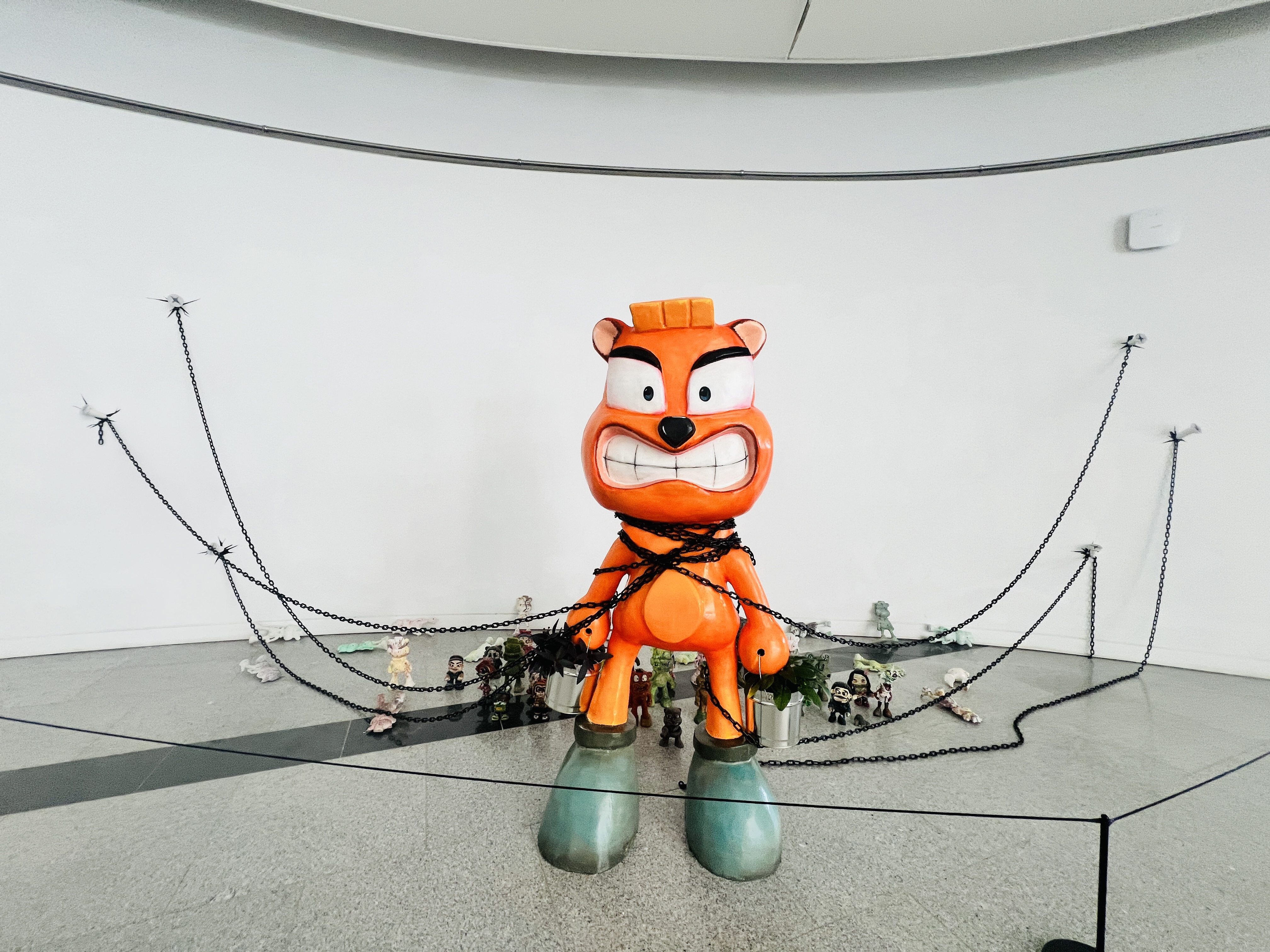 Weekend on Isle of Portland, Installation, Cement and iron, 2023