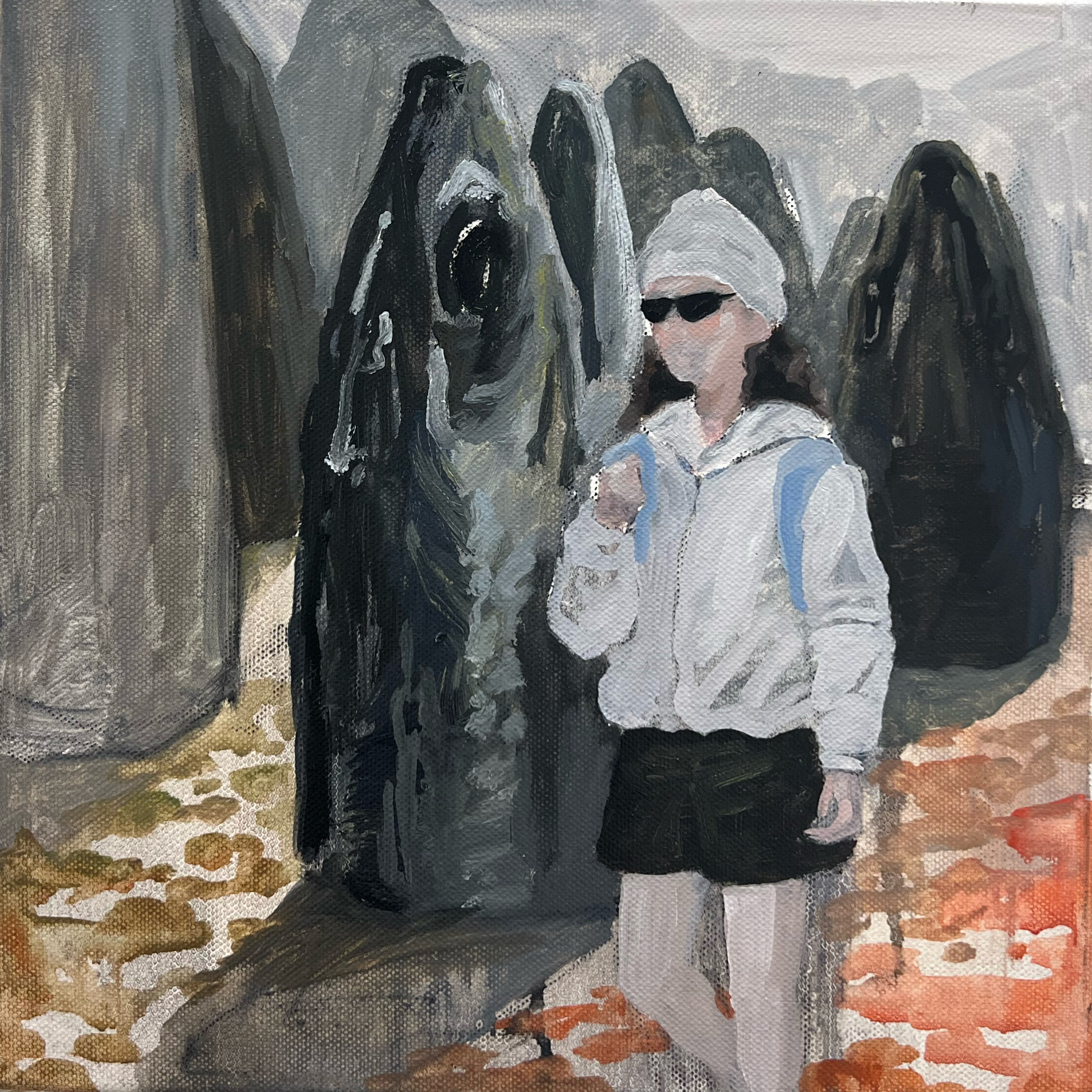 Weekend on Isle of Portland, Installation, Cement and iron, 2023