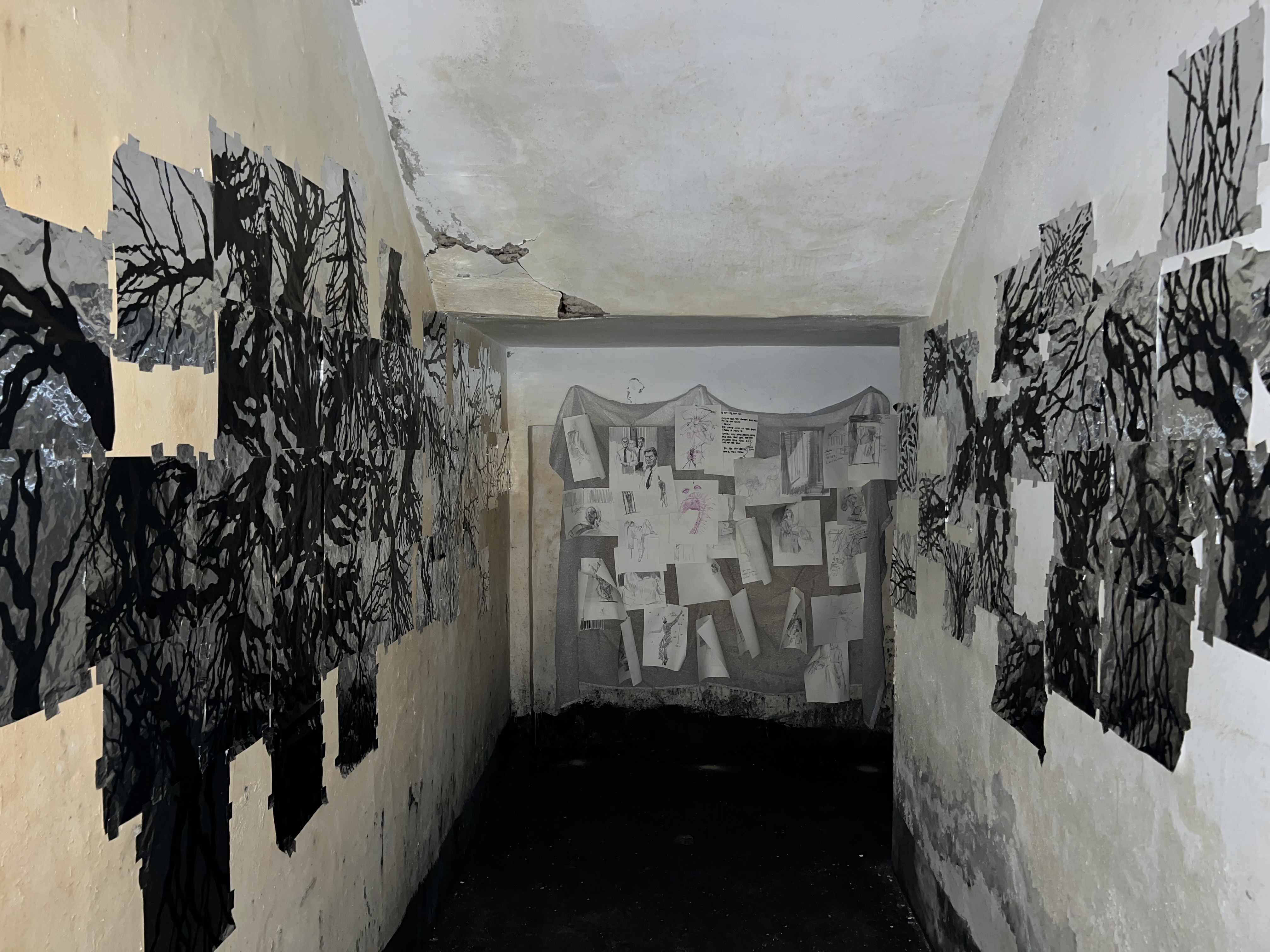 Weekend on Isle of Portland, Installation, Cement and iron, 2023