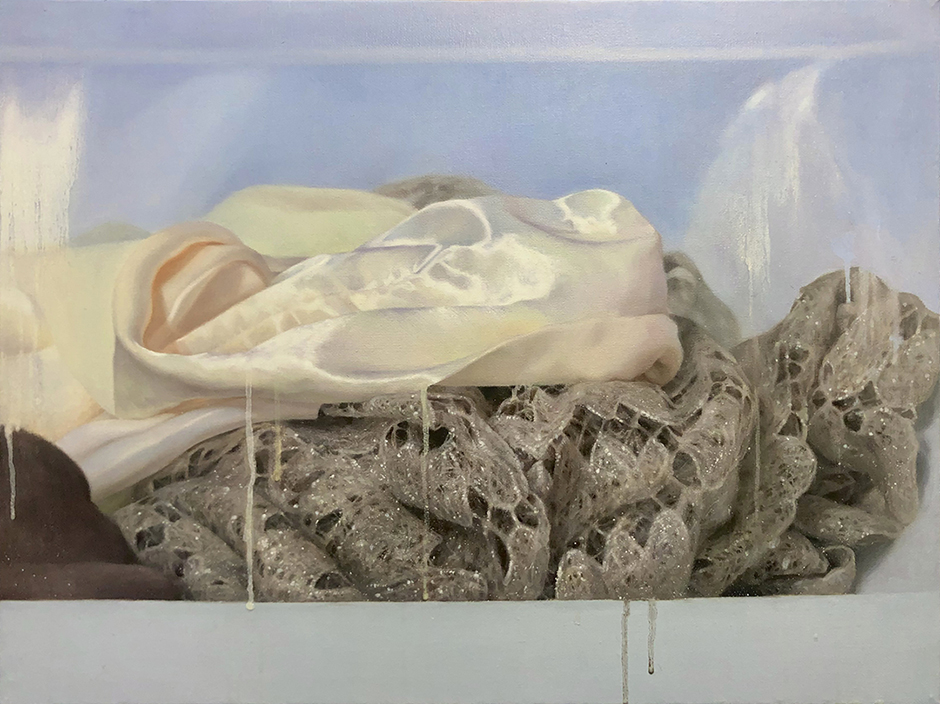 Weekend on Isle of Portland, Installation, Cement and iron, 2023
