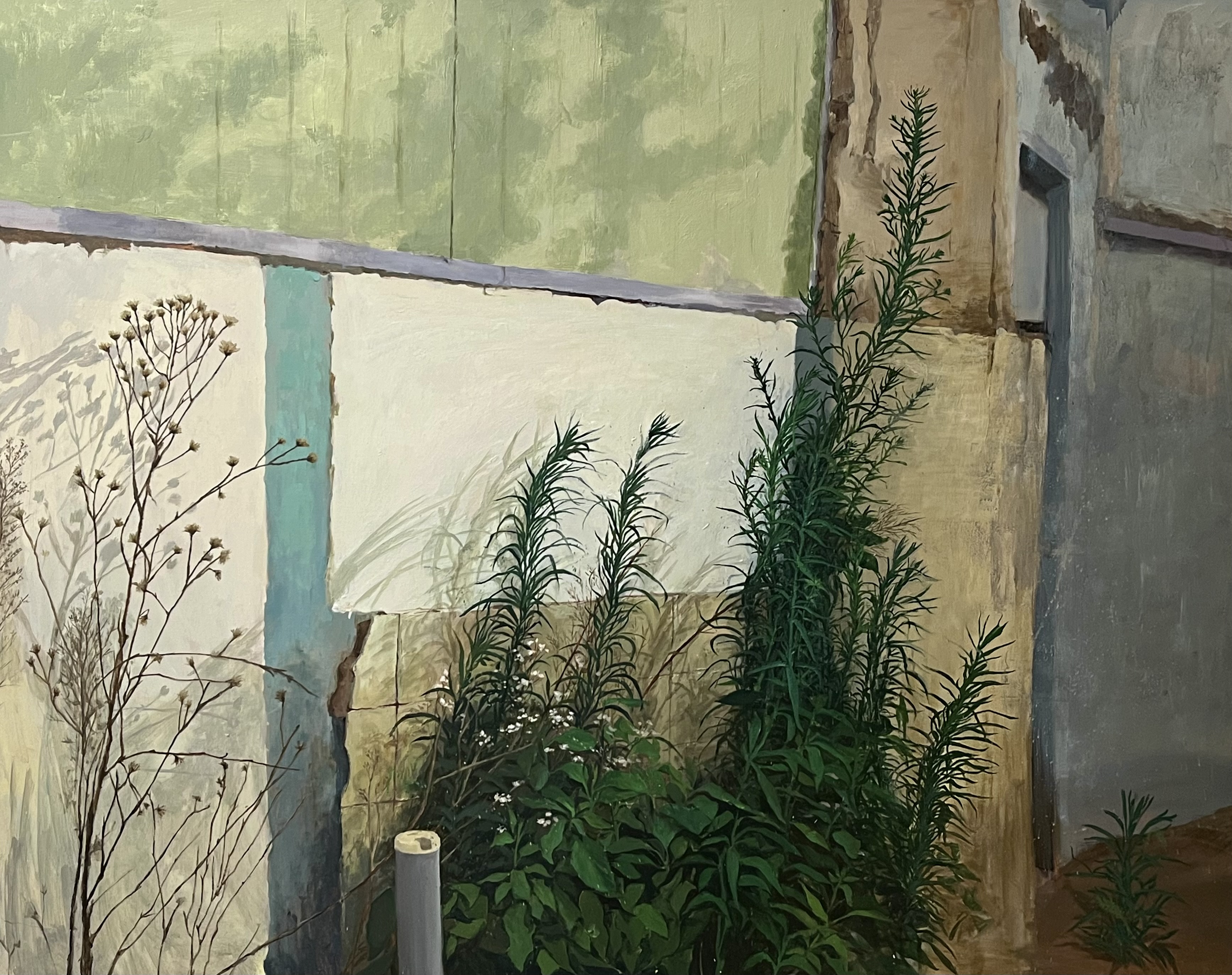 Weekend on Isle of Portland, Installation, Cement and iron, 2023