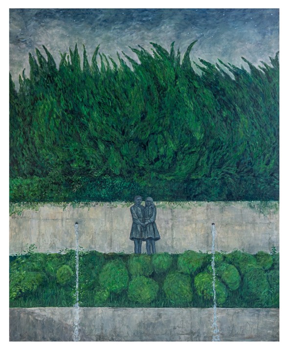 Weekend on Isle of Portland, Installation, Cement and iron, 2023