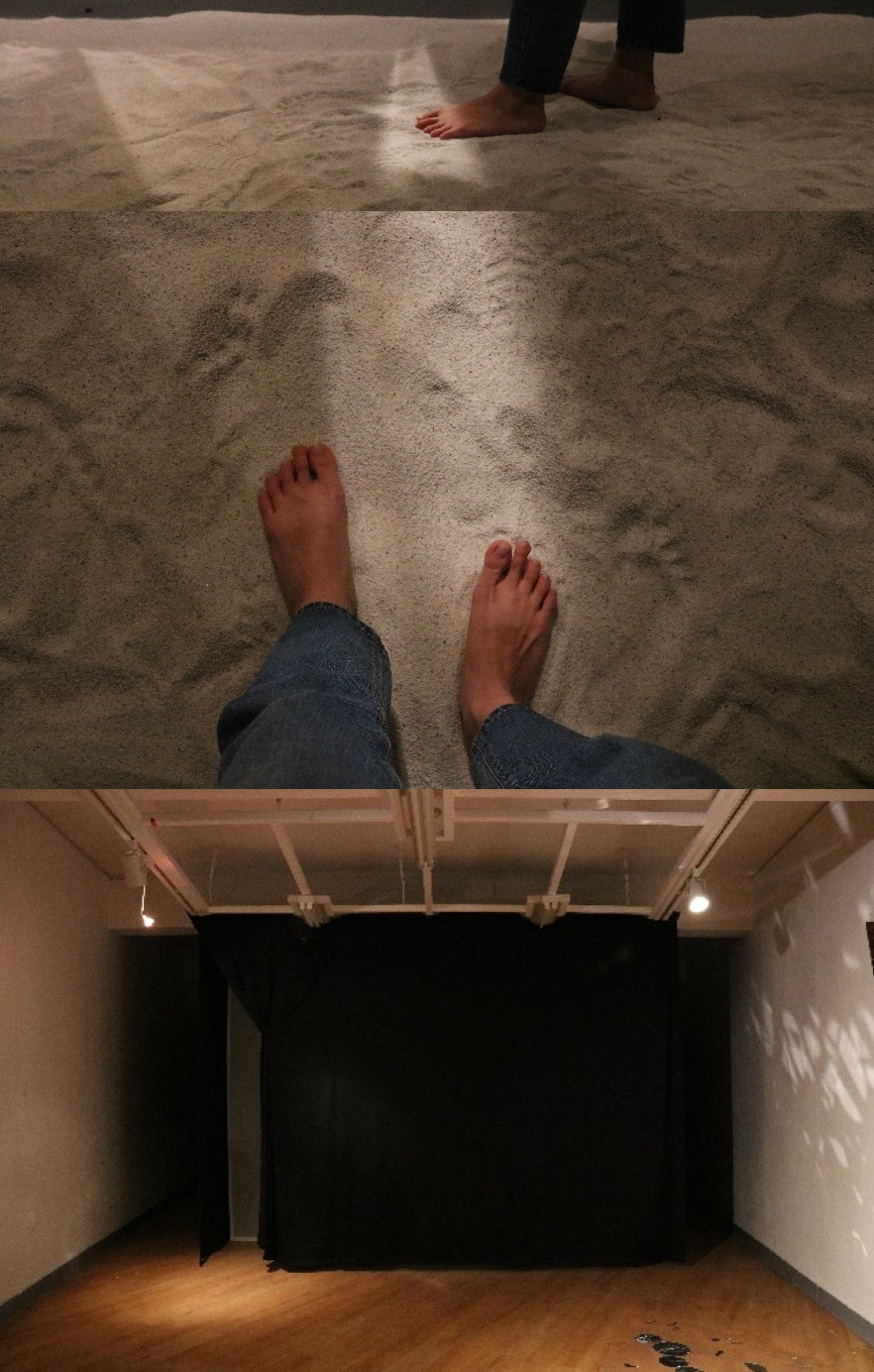 Weekend on Isle of Portland, Installation, Cement and iron, 2023
