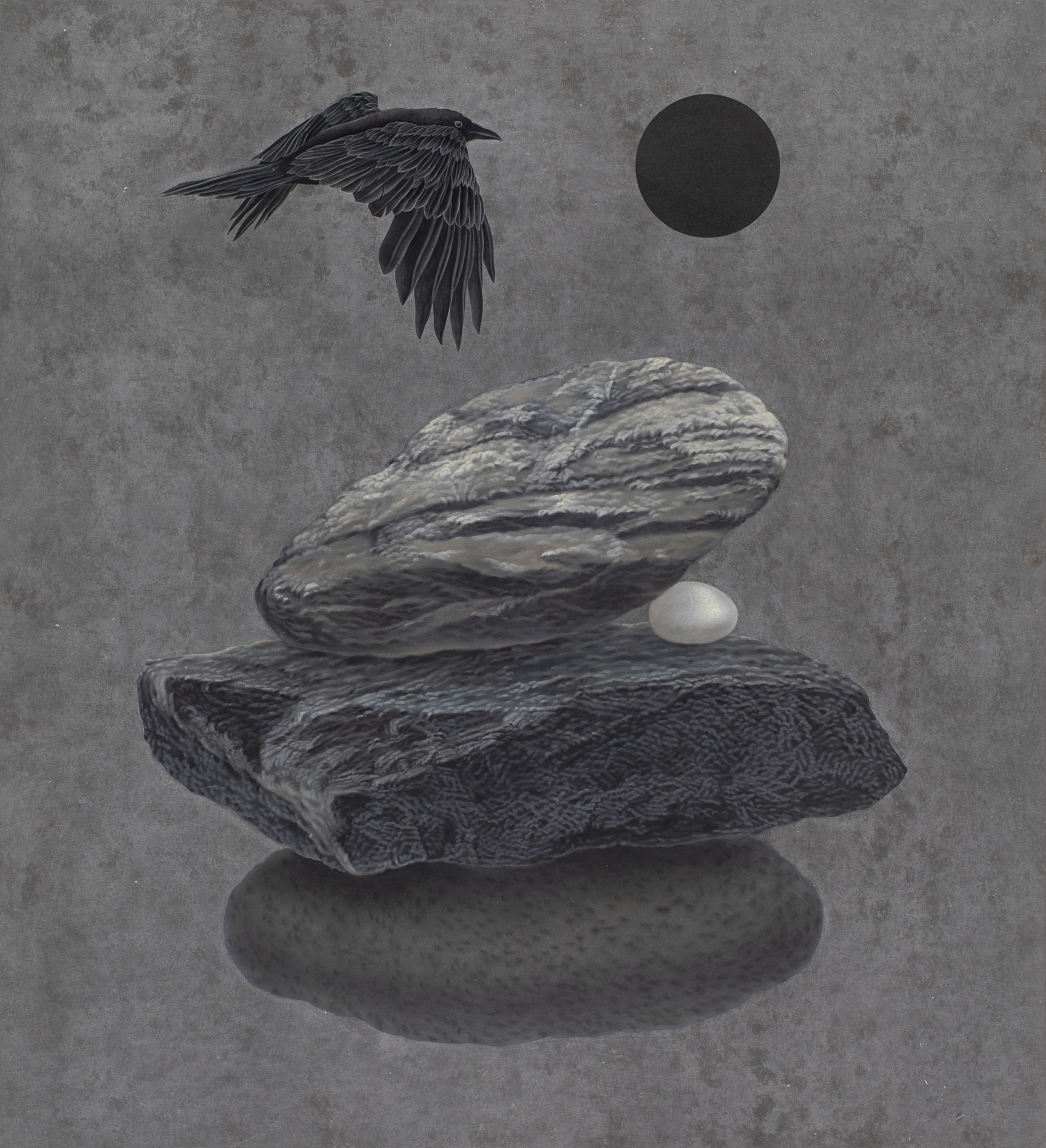 Weekend on Isle of Portland, Installation, Cement and iron, 2023