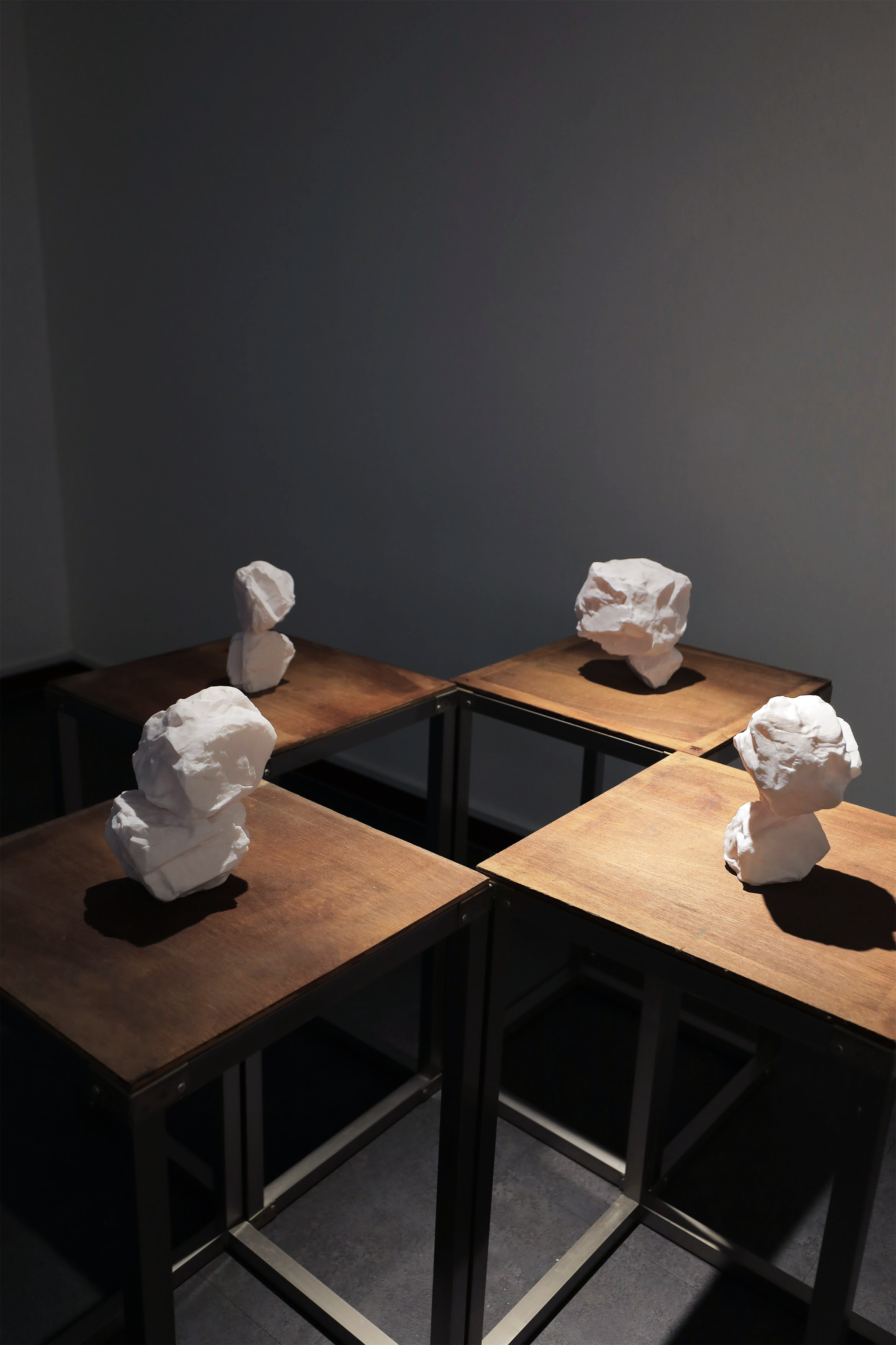 Weekend on Isle of Portland, Installation, Cement and iron, 2023