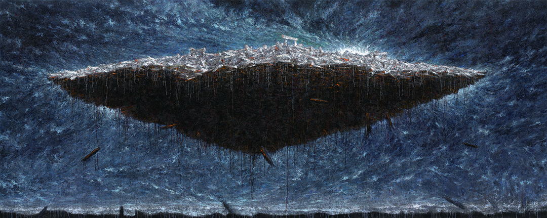 Weekend on Isle of Portland, Installation, Cement and iron, 2023