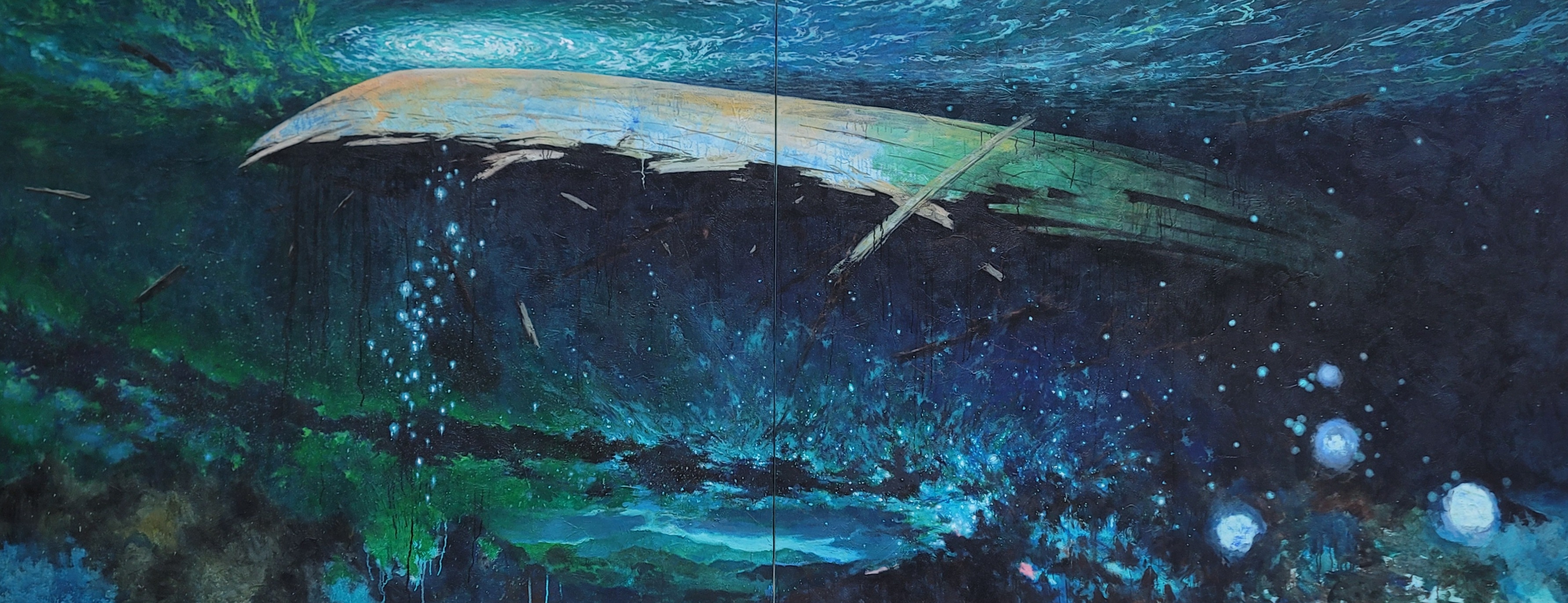 Weekend on Isle of Portland, Installation, Cement and iron, 2023