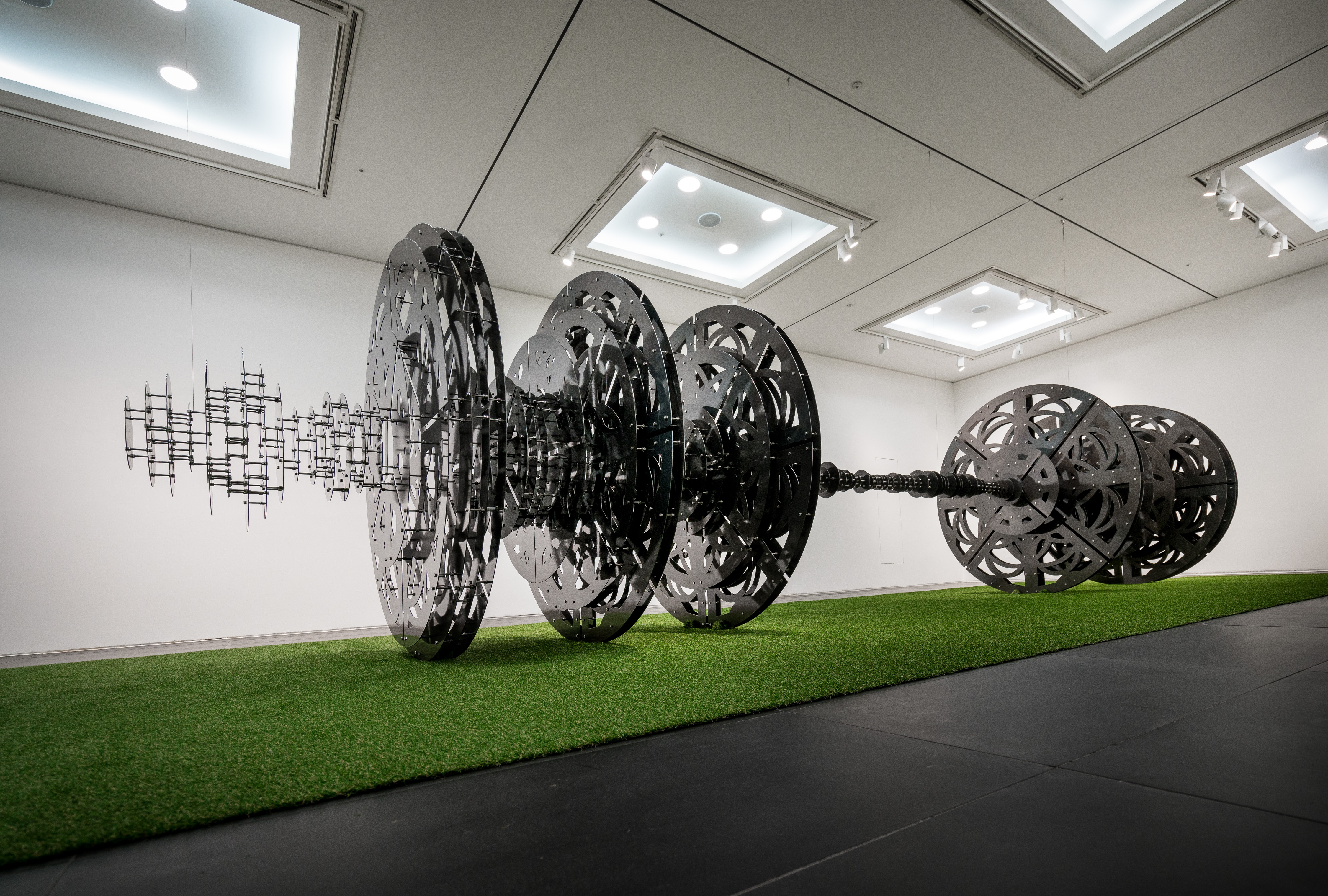 Weekend on Isle of Portland, Installation, Cement and iron, 2023