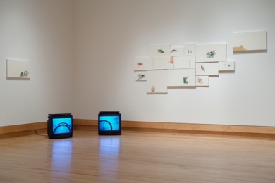 Weekend on Isle of Portland, Installation, Cement and iron, 2023
