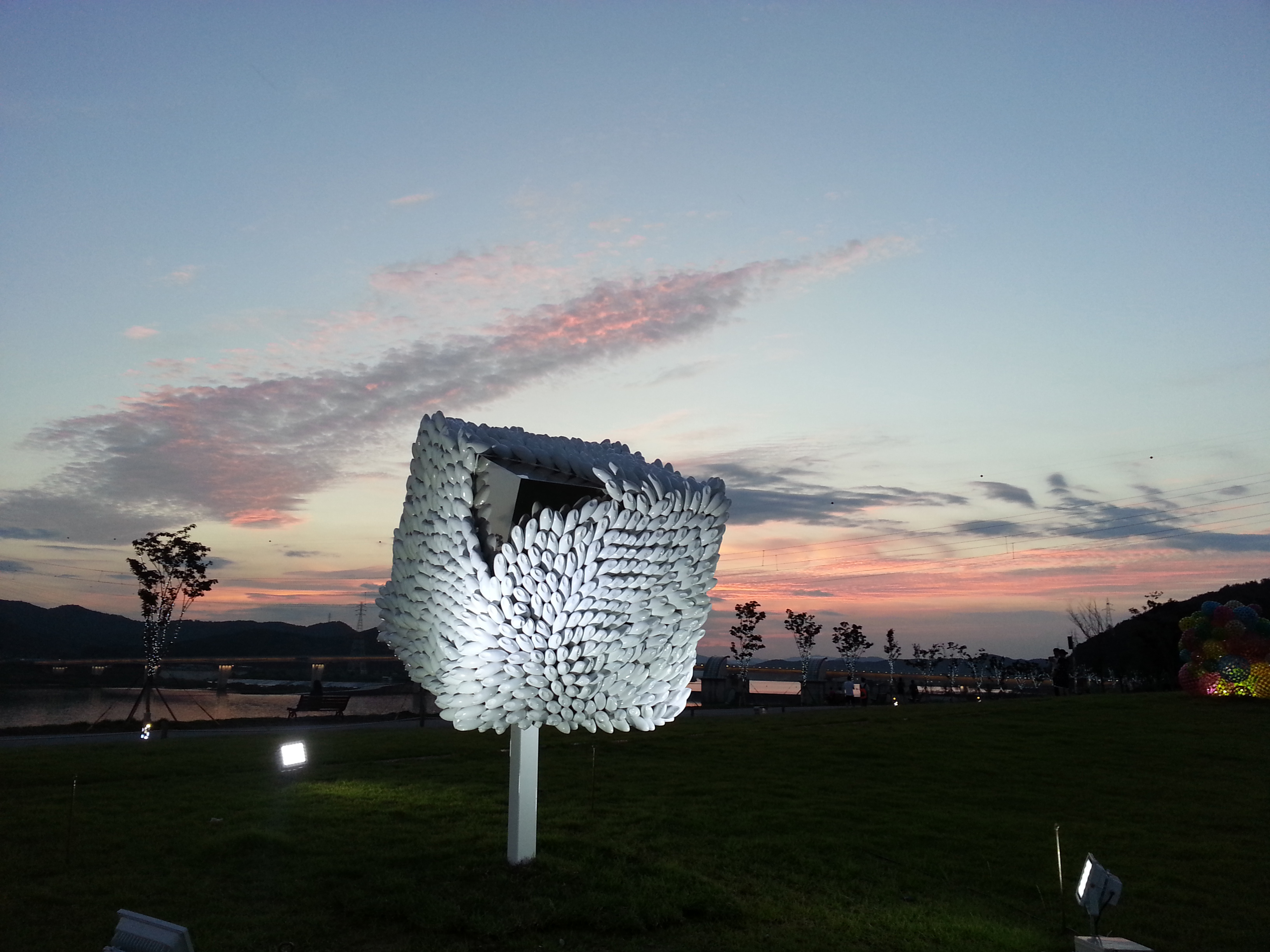 Weekend on Isle of Portland, Installation, Cement and iron, 2023