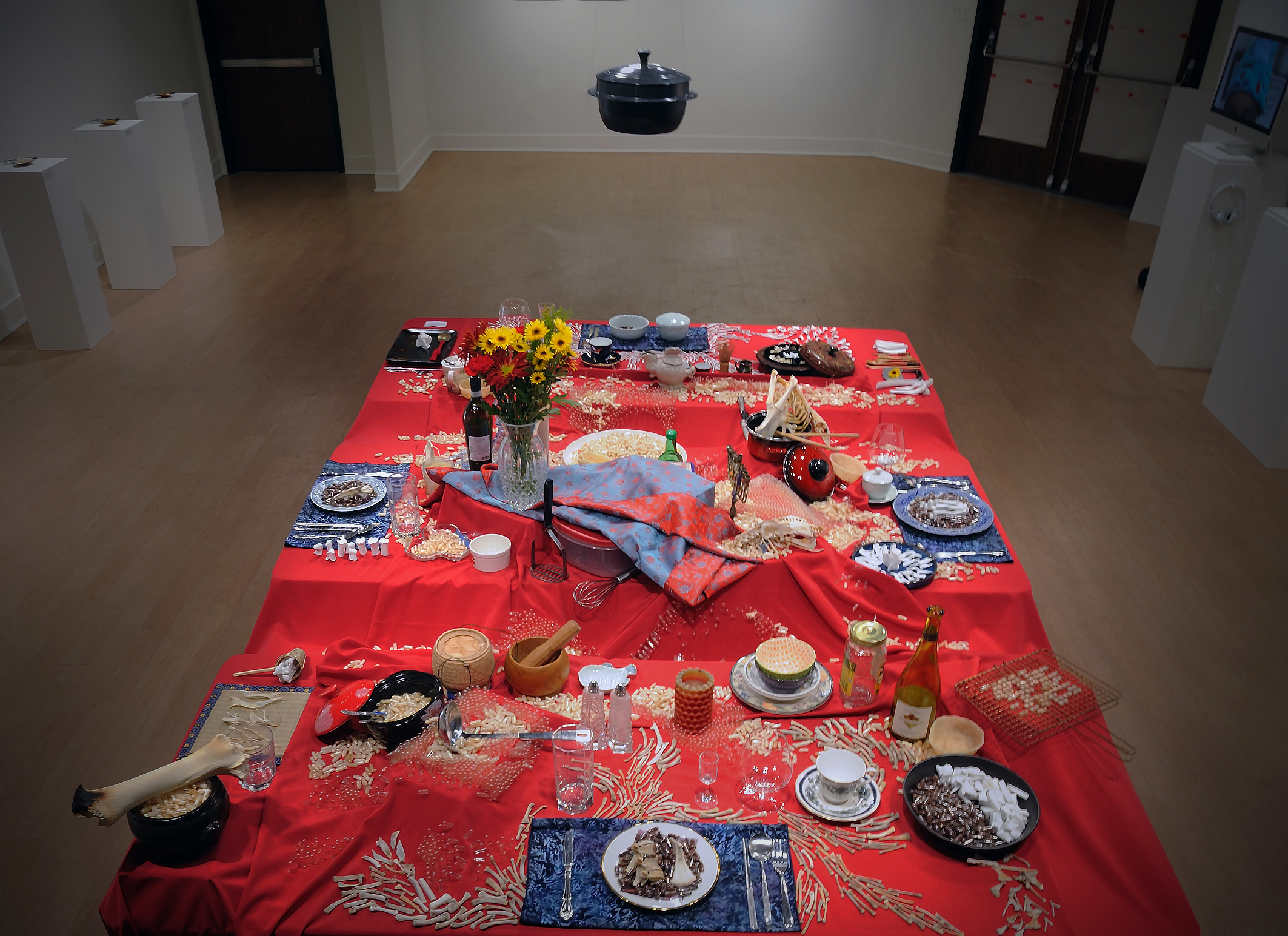 Weekend on Isle of Portland, Installation, Cement and iron, 2023