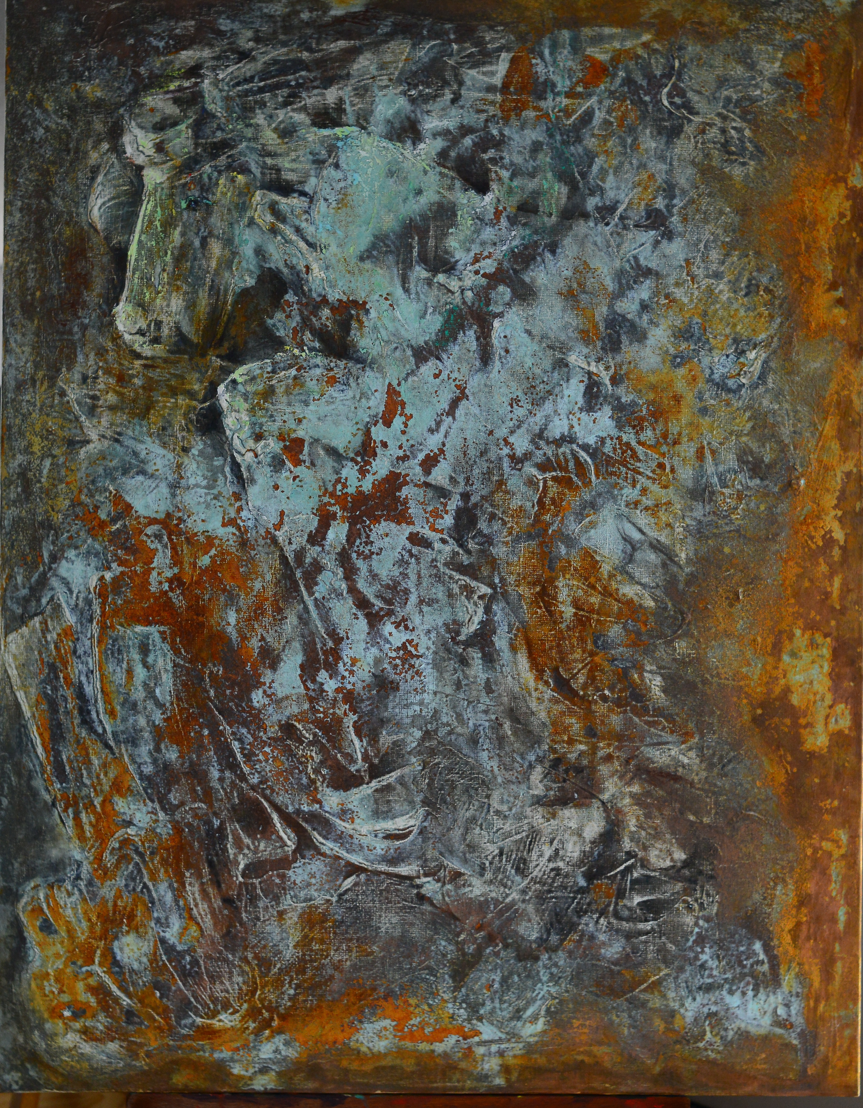 Weekend on Isle of Portland, Installation, Cement and iron, 2023