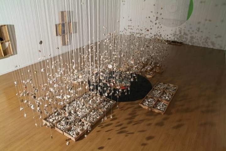 Weekend on Isle of Portland, Installation, Cement and iron, 2023